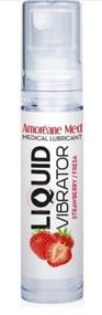 Стимулюючий лубрикант від Amoreane Med: Liquid vibrator-Strawberry (рідкий вібратор ), 10 ml Sex Aura