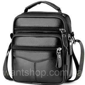 Чоловіча сумка-барсетка шкіряна через плече з ручкою Bexhill TM-74504