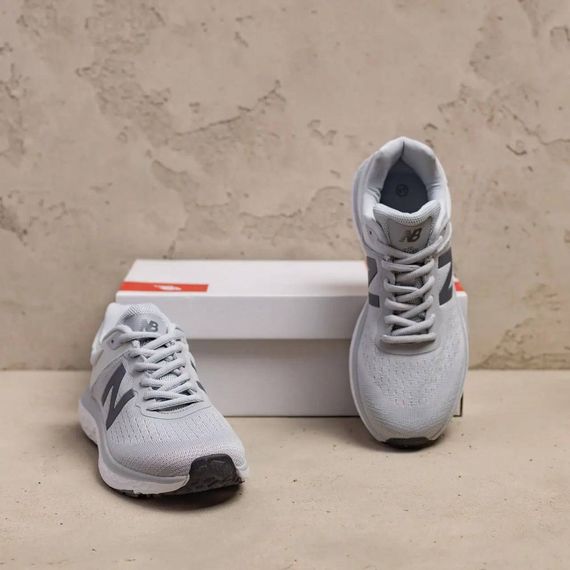 Кросівки New Balance весна/літо матеріал текстиль колір світло сірий, білий | Зображення 5