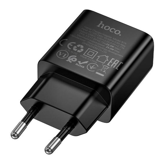 МЗП Hoco N76 Star PD25W (1USB-C) Black | Зображення 6