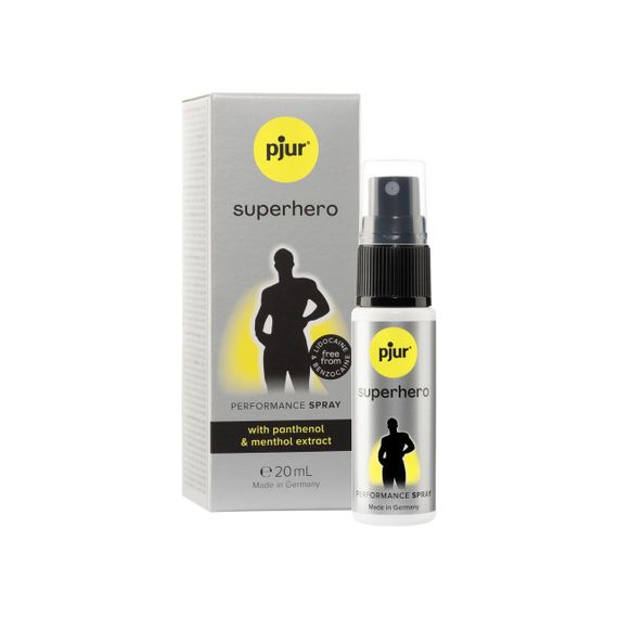 Пролонгувальний спрей pjur Superhero Spray 20 мл, всотується в шкіру, натуральні компоненти | Зображення 3