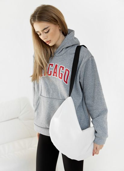 Сумка жіноча Sambag HOBO BAG-GLOVE Біла 25 х 58 х 4 см (53400008) | Зображення 4