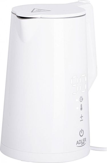 Чайник електричний Adler AD-1345-white 1.7 л білий | Зображення 1