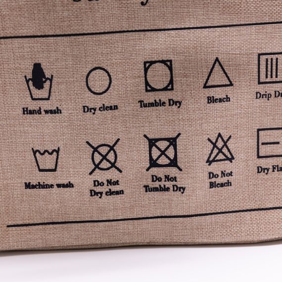 Кошик для білизни 31×26×44 (см) м'який 28 (л) Бежевий HP-41-2BE | Зображення 6