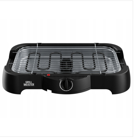 Электрический гриль настольный 50×8,6×35 см. 2000 W GRILL MEISTER | Зображення 1