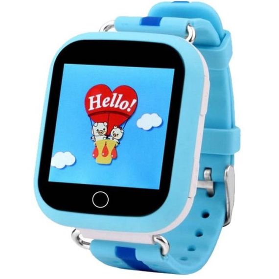 Дитячий розумний годинник з GPS Smart baby watch Q750 Blue, смарт годинник-телефон з сенсорним екраном TX-575 та іграми | Зображення 1