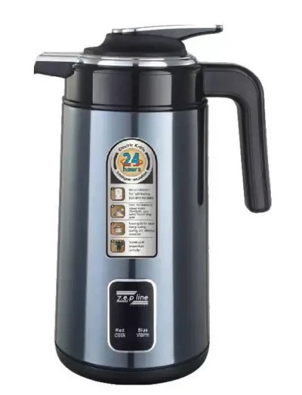 Электрический чайник термос 3L 2200Вт Zepline ZP123 с показателями температуры | Зображення 1