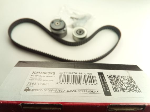 Ремінь ГРМ+ролики Astra G/H/Aveo (T300) 1.6, GATES (K015603XS) (95516740) | Зображення 1