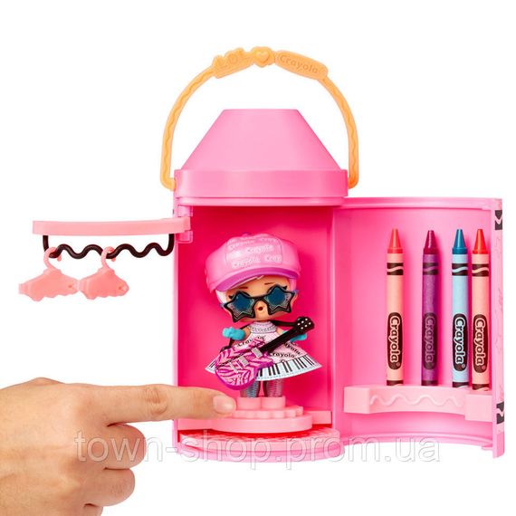 Игровой набор с куклой Цветнашки L.O.L. Surprise! 505273 серии "Crayola" с аксессуарами | Зображення 3
