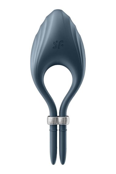 Ерекційне віброкільце-ласо Satisfyer Duelist Dark Blue, 10 режимів, потужний мотор | Зображення 1