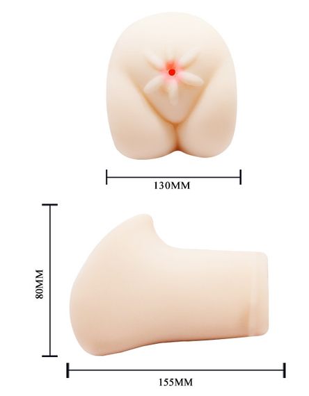 Мастурбатор-вагіна BAILE - 3D Masturbator Vibration, BM-009146 Sex Aura | Зображення 6