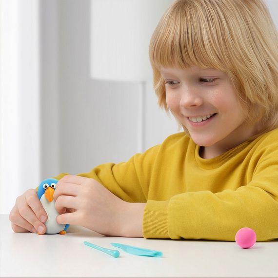 Меганабор пластилина "Птицы" ЛИПАКА 15013-UA01 самостоятельно затвердевает | Зображення 5