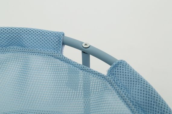 Складаний лежак для домашніх тварин MISOKO Pet bed round, 45x45x22 cm, light blue | Зображення 2
