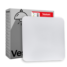 QUATRO матовий 20W 350*350*60мм 4000К 4срібло