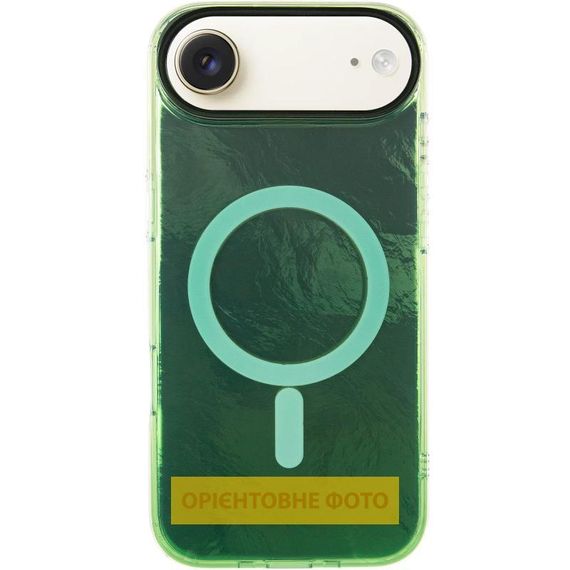 Чехол TPU Shiny Mountain (MagFit) для Apple iPhone 17 Air (6.6") Green / Blue Green | Зображення 1