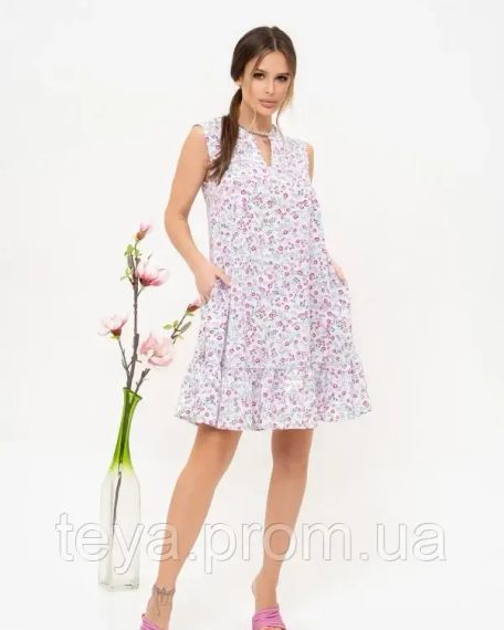 Плаття для жінок колір білий розмір S FI_007646