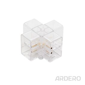 Конектор X-подібний Ardero LD4040-X для світильників AL4040 ModuLine