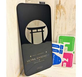 Захисне скло Japan HD Premium 5D для iPhone 12 PRO max (повне проклеювання на весь екран) Чорне