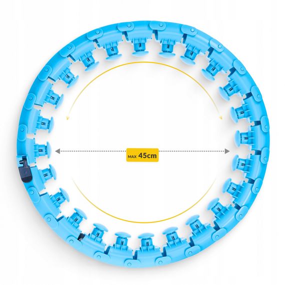 Обруч (хулахуп) масажний 4FIZJO з обтяженням 4FJ0649 (P-5907739316837) | Зображення 8