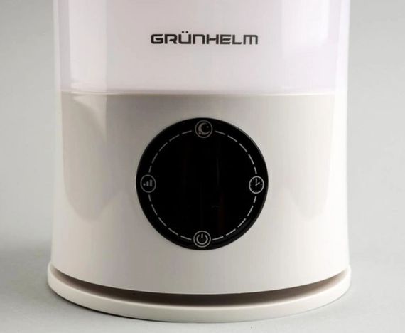 Ультразвуковой увлажнитель воздуха Grunhelm GHF-20LED прибор для увлажнения в квартиру офис LED дисплей 25 Вт | Зображення 3