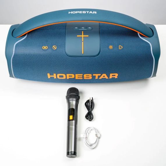 Bluetooth колонка Hopestar A65 300W Blue | Зображення 4
