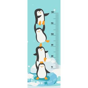 Ростомер по номерам "Пингвинчики" 15128-AC 30х80 см