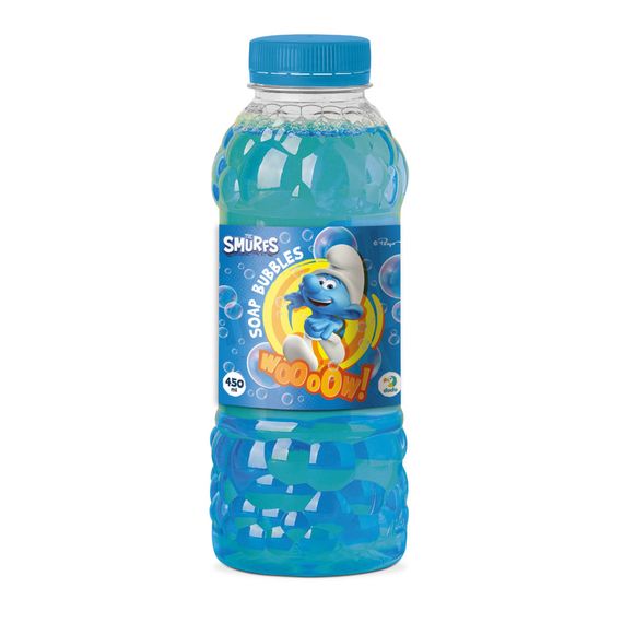 Мыльные пузыри "Mega Bubbles с тарелкой The Smurfs" 200637 объем 450 мл