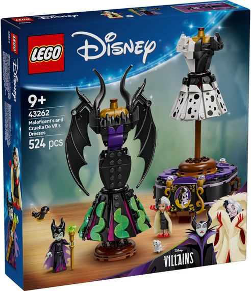Конструктор LEGO Disney Classic Сукні Малефісенти та Лютелли де Віль 43262