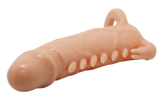 Подовжувальна насадка (подовжує на 4 см) PREETTY LOVE — Penis Sleeve Emmitt Sex Aura | Зображення 6
