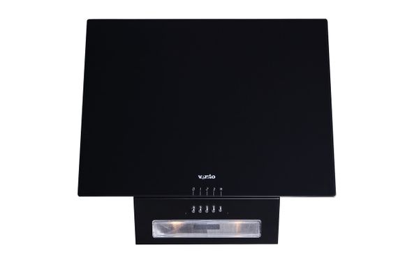 Кухонная вытяжка наклонная черная Ventolux MIRROR 60 BK (750) PB | Зображення 1