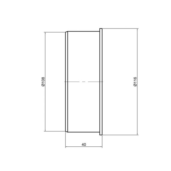 Заглушка PPR каналізаційна TA Sewage 110 | Зображення 1