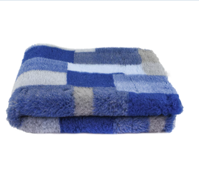 DryBed VetBed A + бирюзовый с черной лапой 100/75 см