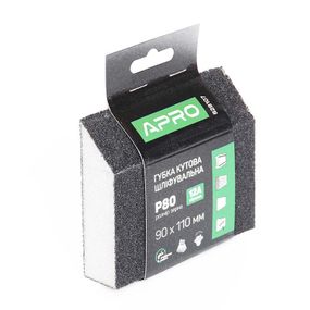 Губка шліфувальна APRO чотиристороння кутова P80 8281071
