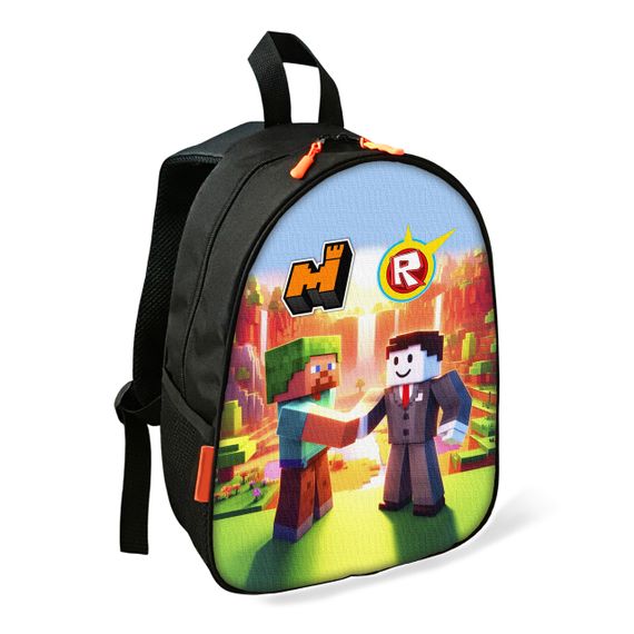 Рюкзак Minecraft детский школьный/городской 34х27х13 см для мальчика (02428)