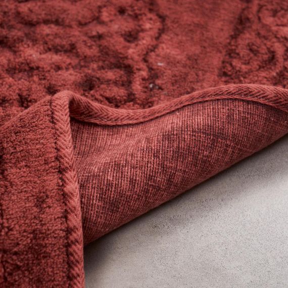 Набір килимків для ванної Arya Damaks AR-A107216-Burgundy 2 предмета бордові | Зображення 1