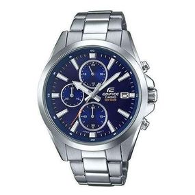 Чоловічі наручні годинники Casio Edifice EFV-560D-2AVUEF оригінальні японські зі сталевим браслетом