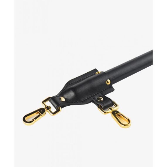 Распорка итальянская кожа UPKO Spreader Bar, черная Sex Aura | Зображення 6