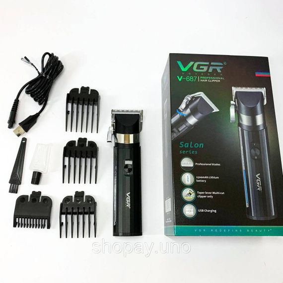 Акумуляторна машинка для стрижки VGR V-687 | Зображення 1