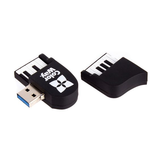 USB флеш накопичувач ColorWay Piano 64 GB 3.0 Black (CW-USBPO64) | Зображення 4