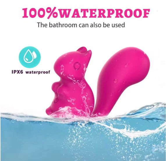 Міні-вібратор кліторальний Every Night Toys Debbie у формі білочки фіолетовий, 10 режимів вібрації Sex Aura | Зображення 2