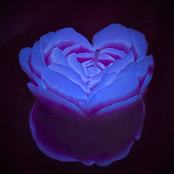 Свічка низькотемпературна люмінесцентна GlowKink фіолетова, L Sex Aura