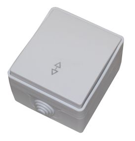 Выключатель наружная установка 1-кл. проходной белый IP54 SURFACE Ny95001222