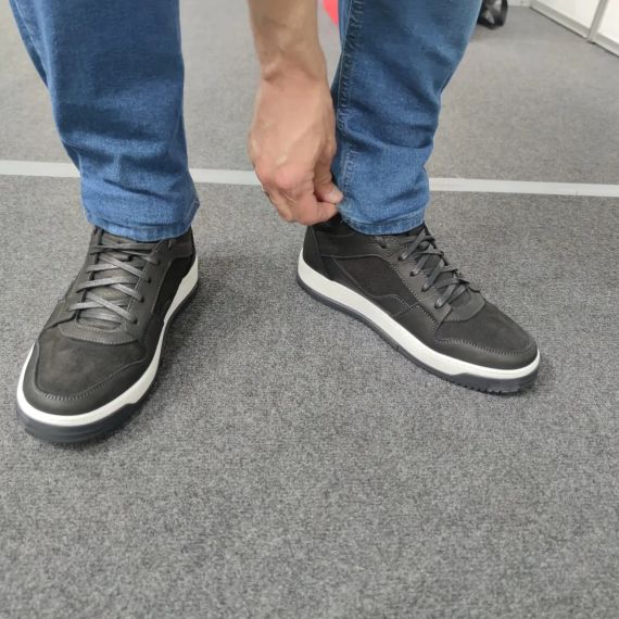 Щоденні зимові кеди з нубуку 45 розмір | Зображення 5