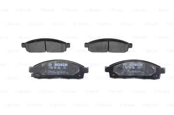 Колодки гальмівні дискові MITSUBISHI L200 передн.  BOSCH (0986494268)