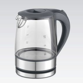 Електрочайник скляний Maestro MR-062-GREY, 1.2 л, 1630 Вт, з підсвіткою