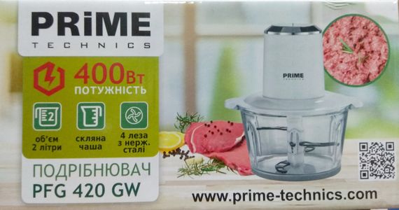 Подрібнювач PRIME Technics PFG 420 GW | Зображення 8