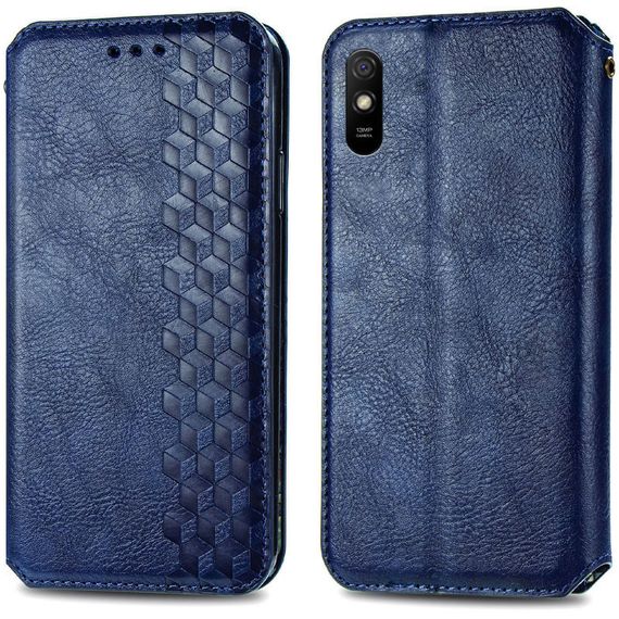 Шкіряний чохол книжка GETMAN Cubic (PU) для Xiaomi Redmi 9A | Зображення 1