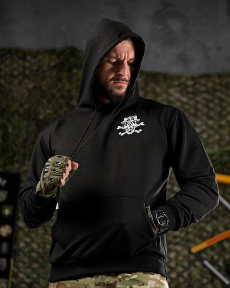 Тактична худі MAKLIN Girl трон чорна ДЛ7066 | Зображення 3