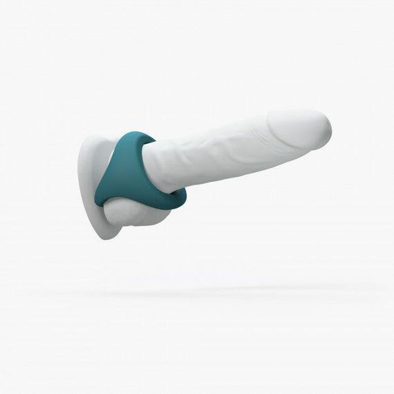 Ерекційне кільце подвійне Love To Love FLUX RING - TEAL ME sexstyle | Зображення 1