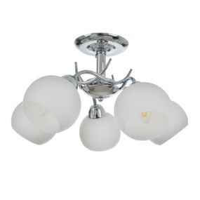 Люстра потолочная классическая в зал E27 40W CH (LK-650C/5)